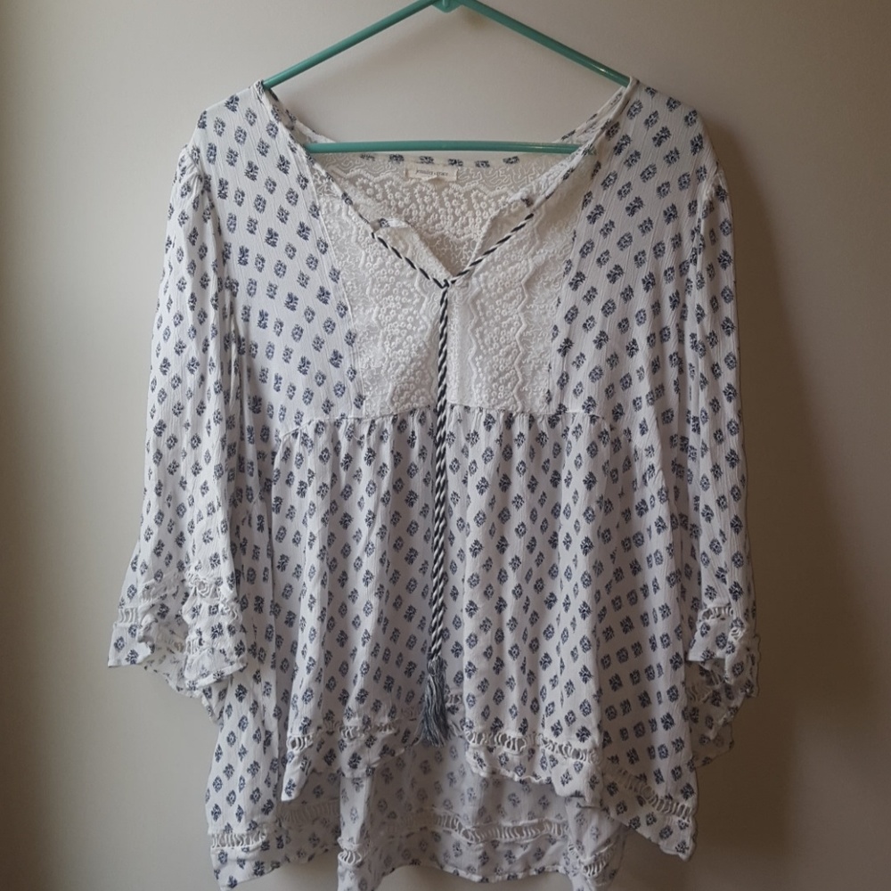 So cute boho summer top. Oversized